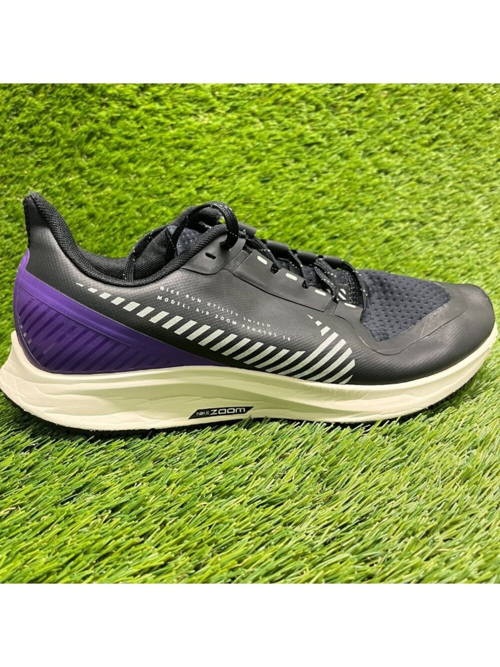 Nike Air Zoom Pegasus 36 Womens Size 8.5 Black White Running Shoes Sneakers